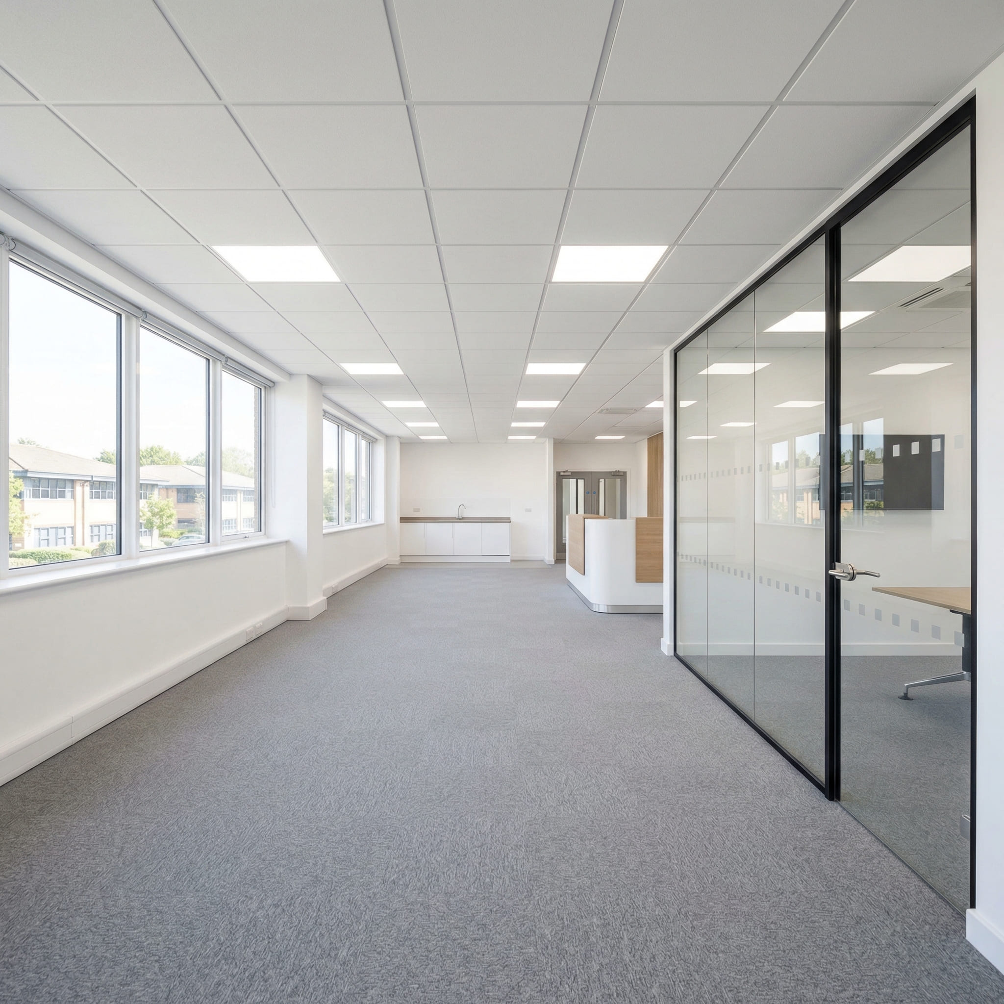 Commercial fit out project by S.T. Contracts Ltd in Watford, Hertfordshire
